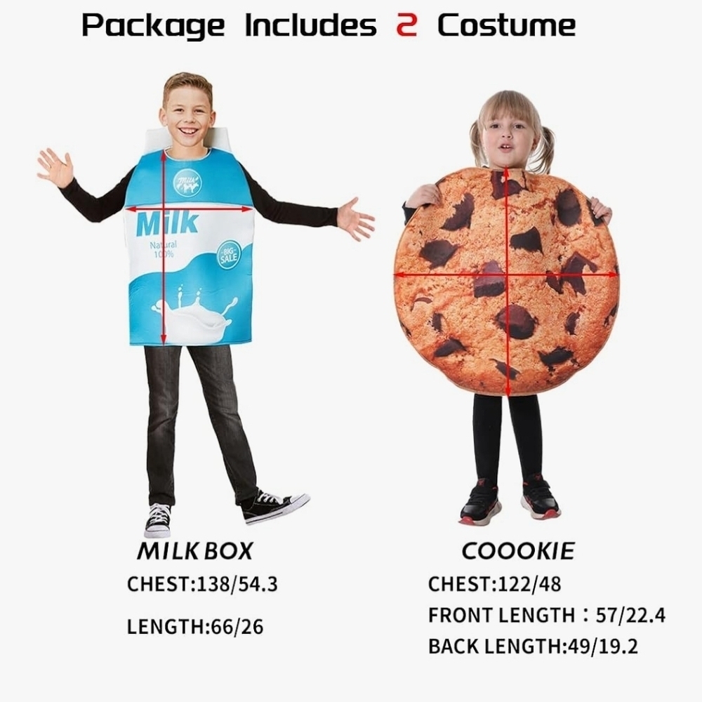 Kids Milk and Cookie Costume Set - Picture 6 of 16